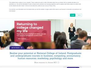 National College of Ireland International Undergraduate Scholarship, 2020 for Diploma, Bachelor