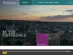 University of Winchester International Vice-Chancellor’s Scholarships in UK for Master