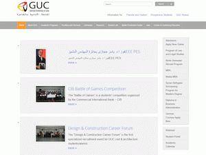 Undergraduate financial aid at German University in Cairo, Egypt for Bachelor