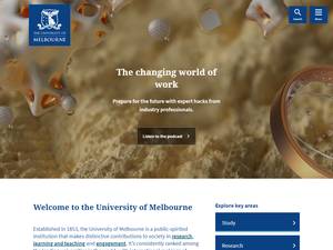 Commerce International Undergraduate Merit Scholarships, University of Melbourne for Bachelor