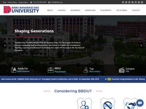 Babu Banarasi Das programs in India, 2019 for Master, Bachelor