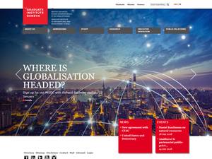 International awards at Graduate Institute of International and Development Studies, Switzerland for Diploma, Master