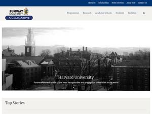 Jeffrey Cheah Entrance Scholarship at Sunway University in Malaysia for Course