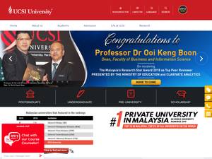 UCSI University Trust Graduate international awards in Malaysia for Master