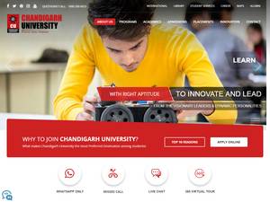 COVID-19 Warriors Scholarship at Chandigarh University, India for Diploma, Bachelor, Master, PhD
