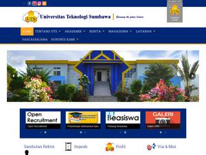 University Technology Sumbawa Global Ambassador Scholarship in Indonesia for Master, Bachelor