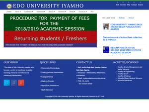 Fully Funded Undergraduate Scholarship at Edo University Iyamho, 2019 for Bachelor