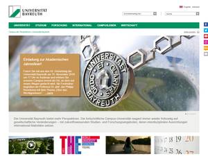 International Doctoral Researchers Scholarships at University of Bayreuth, Germany for PhD