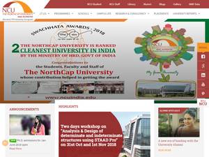 special programmes at Northcap University for Bachelor
