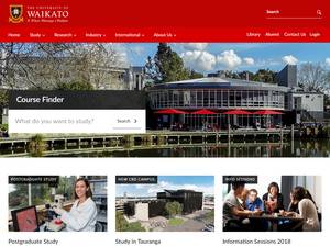 Merit Bursary for International Students at University of Waikato, New Zealand for Bachelor