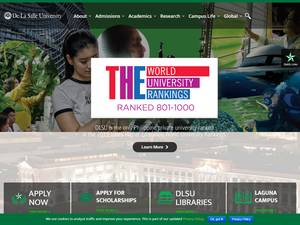 De La Salle University DLSU Scholarships, Phillipines for Bachelor, Master, PhD, Grant
