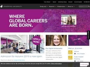 Jönköping programs for Non–EU/EEA Students in Sweden for Master, Bachelor