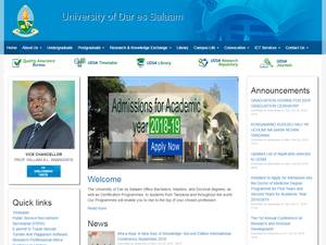 University of Dar Es Salaam LLM and PhD Scholarships in Tanzania, 2017 for Phd