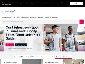 Nottingham Trent University Science Scholarships for Non-EU Students for Master