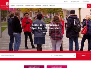EU Scholarships at Staffordshire University in UK for Bachelor