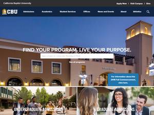 Journalism and New Media Scholarships for International Students at CBU, USA for Bachelor