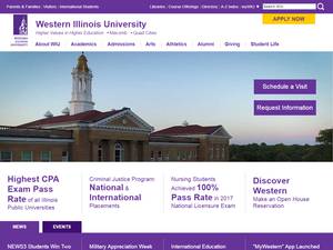 International Undergraduate Commitment Scholarships at Western Illinois University, USA for Bachelor