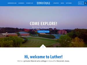 Luther College academic programs for International Students for Diploma, Bachelor