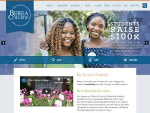 Berea’s Tuition Promise Scholarship for Bachelor, Master