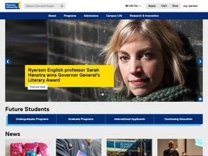 Geoff Boyes International Entrance Awards at Ryerson University, Canada for Course