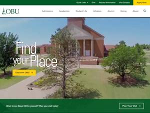 International Diversity Scholarship at Oklahoma Baptist University, USA for Bachelor