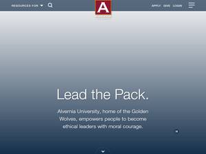 International Honor Scholarships at Alvernia University, USA for Bachelor