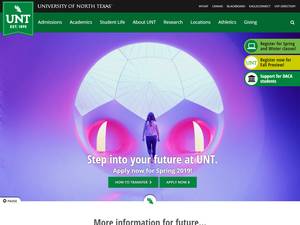 International Excellence Scholarships at the University of North Texas for Bachelor, Grant