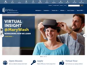 Blue and Gray Merit international awards at University of Mary Washington, USA for Bachelor, Grant