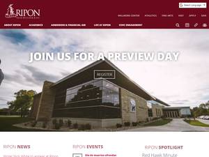 International Student Award at Ripon College, USA for Diploma, Bachelor