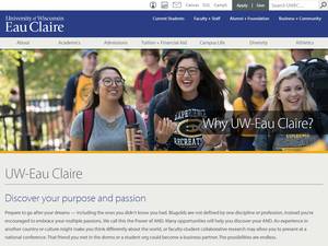 University of Wisconsin-Eau Claire Incoming International Student Scholarship in the USA for Bachelor, Grant