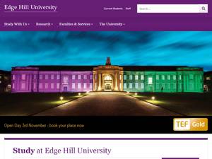 Indian Excellence Scholarships at Edge Hill University, UK for Master, Bachelor